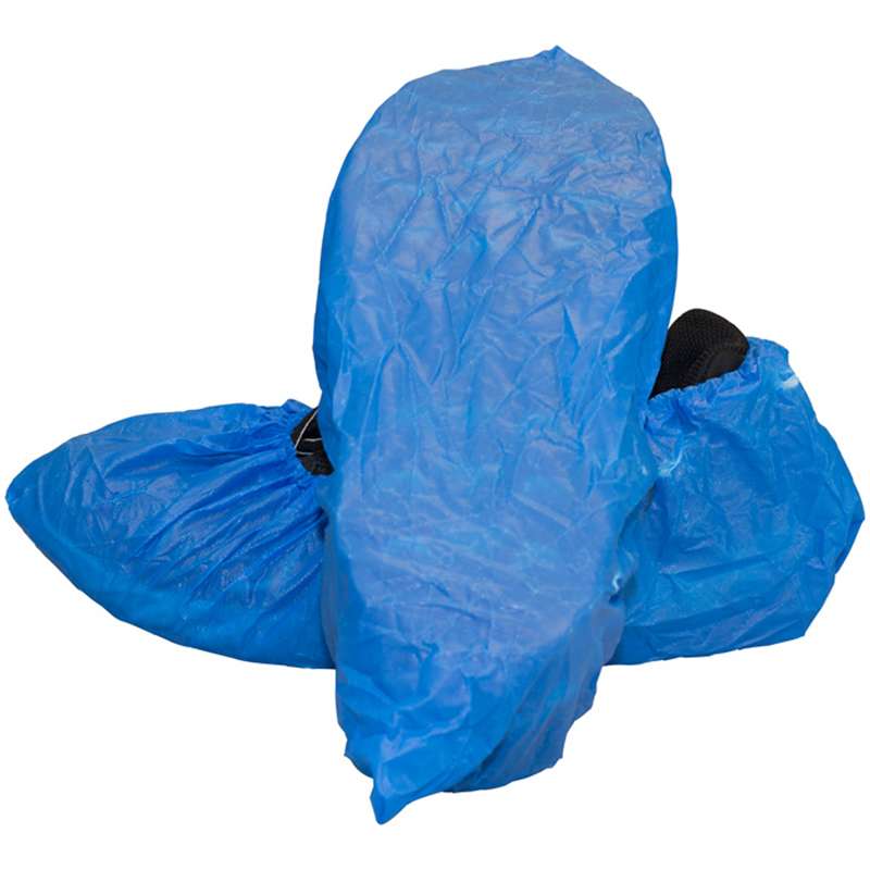 Blue Polypropylene Disposable Shoe Cover with Tread, Large, 300 per Case